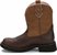 Side view of Justin Boot Womens Gemma Cafe Brown
